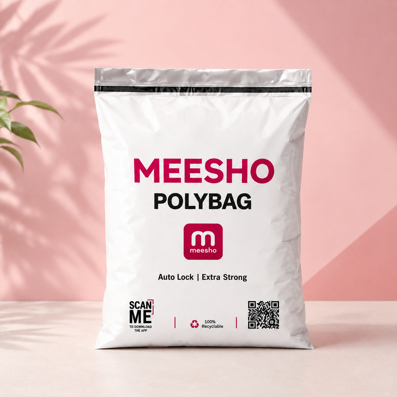 Meesho ⁠Non Transparent Polybags | Self Adhesive Courier Bags