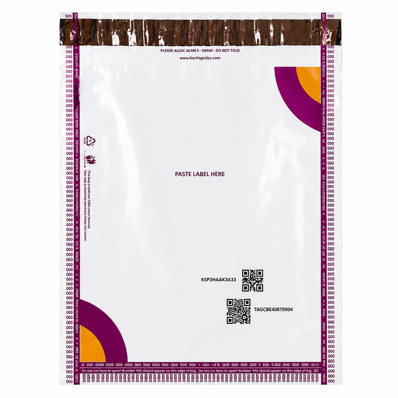 Meesho Transparent Polybags | Self Adhesive Courier Bags | 100 Pieces Pack